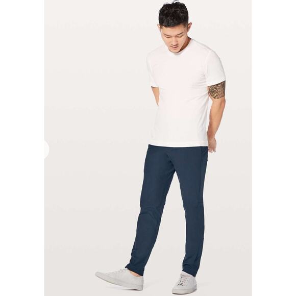 (30) $128 Lululemon‎ Commission Pant Slim *Warpstreme 32" True Navy - Picture 1 of 6